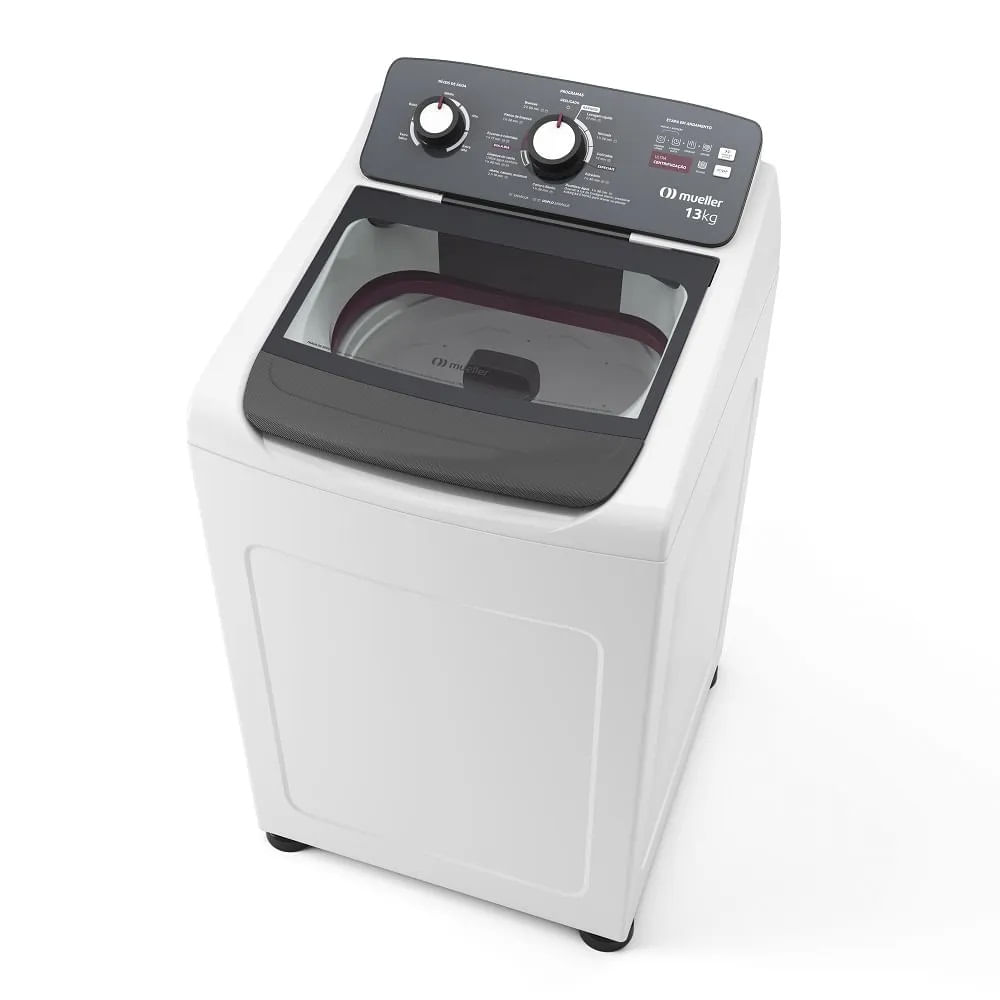 Lavadora de Roupas Automática Mueller 13Kg Ultracentrifugação e Ciclo Rápido Branca MLA13 – 220 Volts - Imagem 4